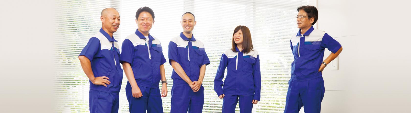 Main members of the department of industrial wire division