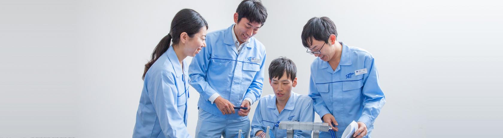 Support new sumitomo electric god highway bridge projects in the name of the young workers