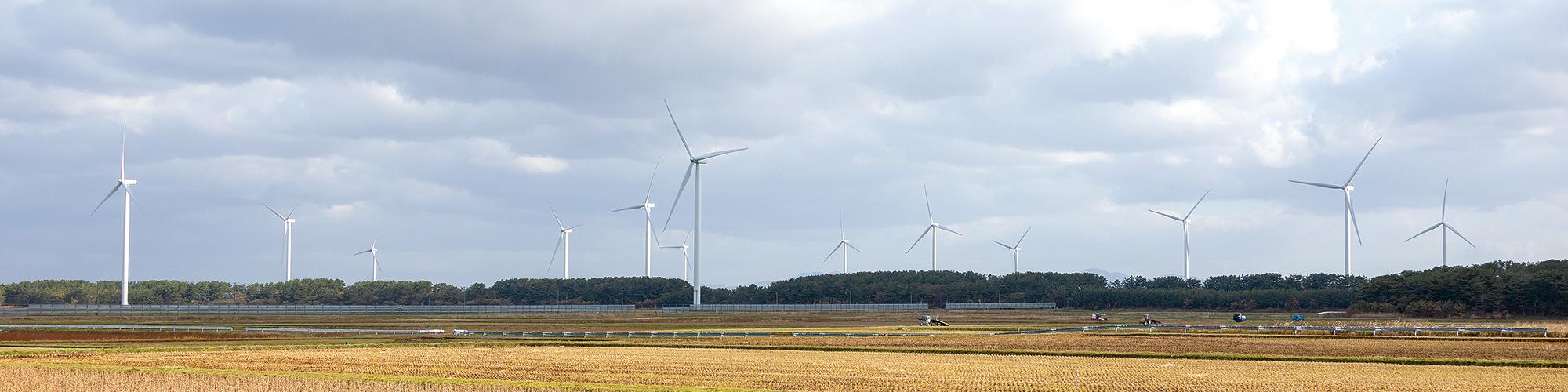 The largest domestic onshore wind power projects