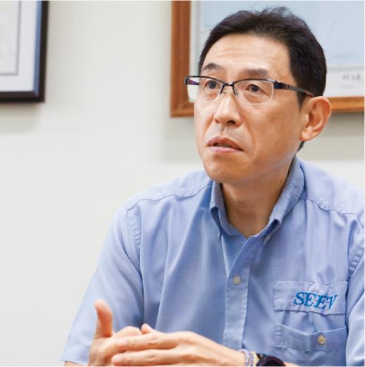Sumitomo electric (Shanghai) electronic wire products co., LTD., general manager of big public he (as a vice President SEEV photos)