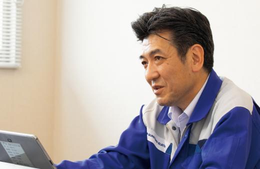 The RF energy systems business development department minister shibata, pretty and battery technology