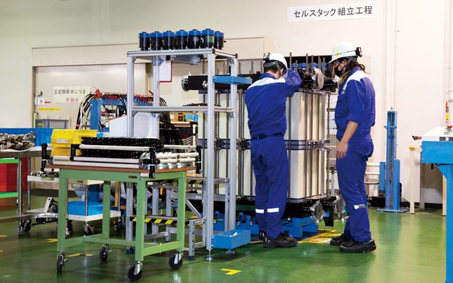 The assembly of cell stack