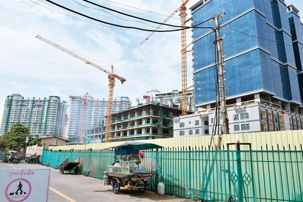 In phnom penh, everywhere a succession of construction boom