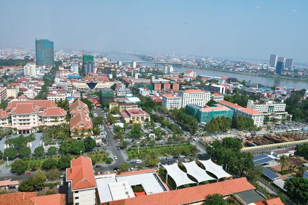 Phnom penh's beautiful street is known as the 