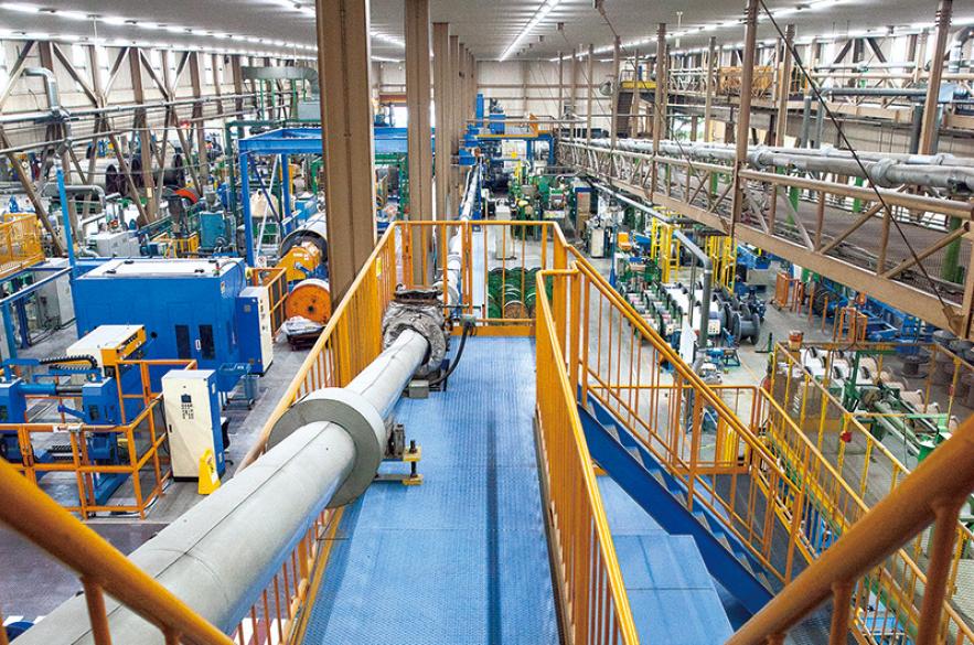 Improve the sulfur rubber physical properties and durability of the device (CCV: catenary continuous curing temperature device