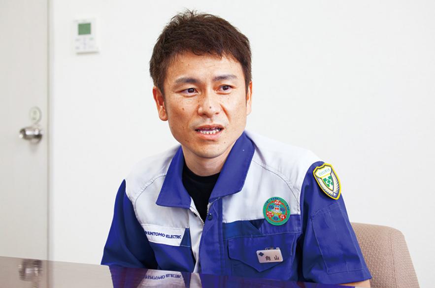 Sumitomo electric wire, wire tech rubber wire industry group team leader to mountain light zhao