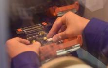 By pairs of skillful hand assembly molding