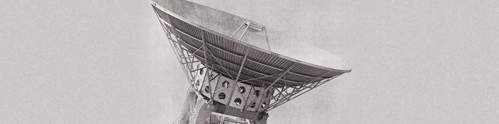1964年シンコム衛星用パラボラアンテナの採用