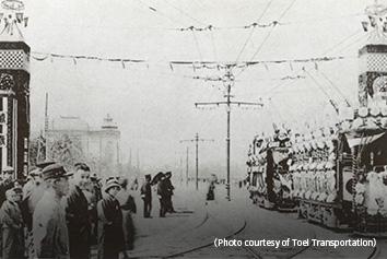 住友电气在1914年开发了电车电线